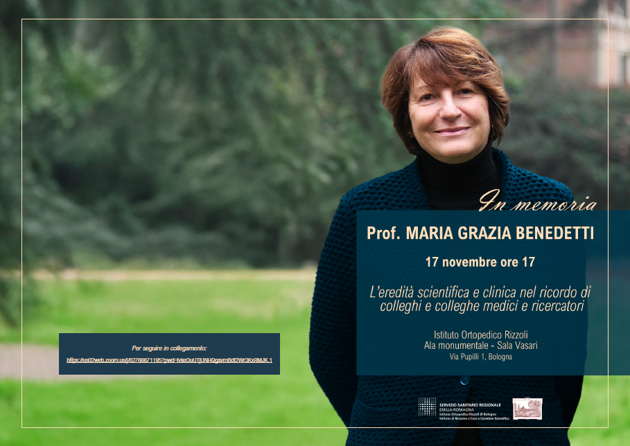 In memoria della prof.ssa Maria Grazia Benedetti - locandina