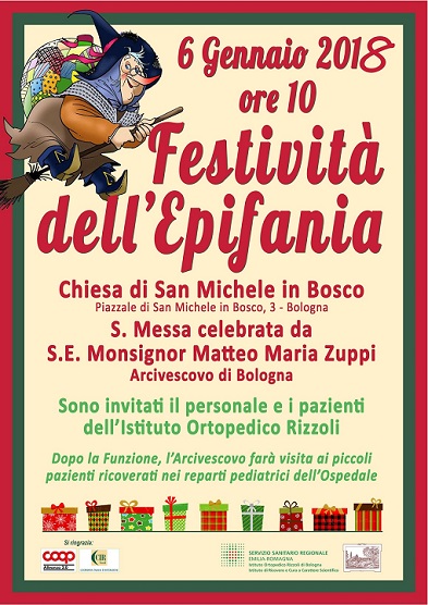 Locandina dell'Epifania 2018 al Rizzoli