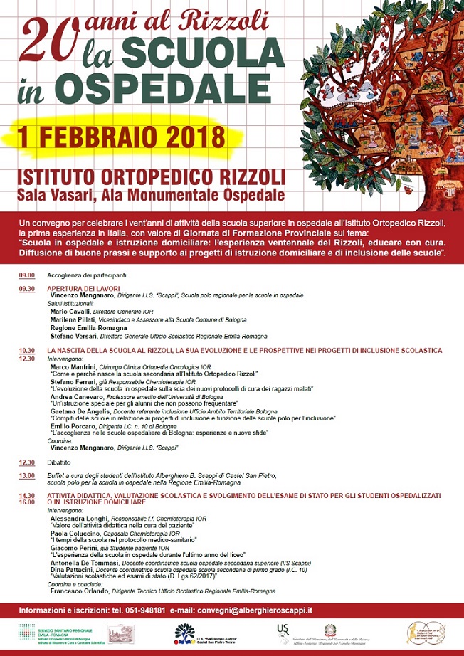 Locandina con il programma del convegno